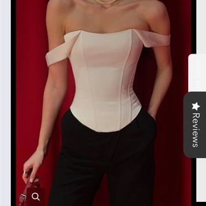 White T-shirt corset